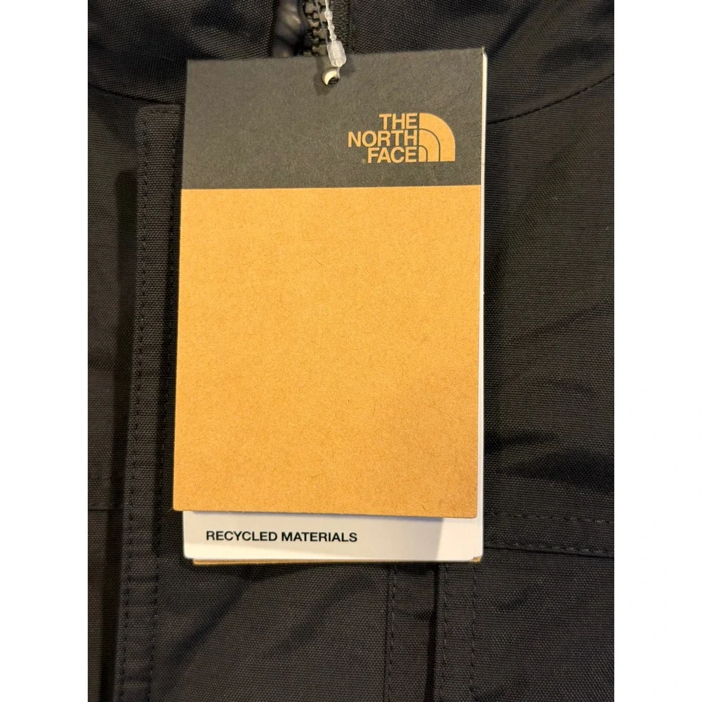 The North Face Gotham Jacket III Men Large Black Down Parka Faux Fur Relaxed Fit